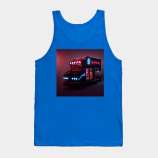 Cyberpunk Tokyo Ramen Food Truck Tank Top